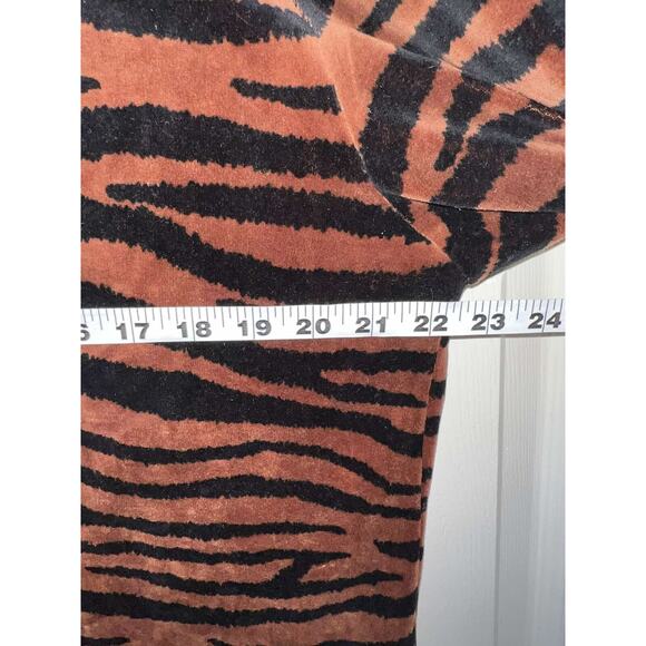 Tapemeasure Women Kleding Tiger Jacquard Sweate Multicolor Size 1X A003284 - Picture 5 of 7